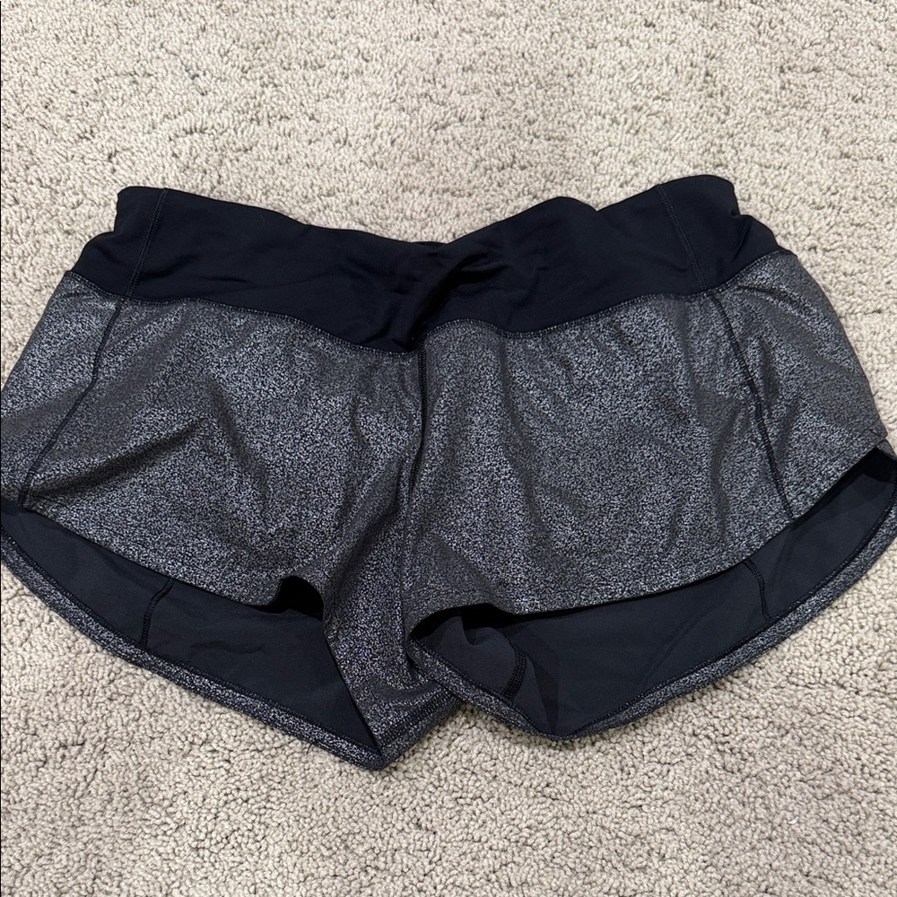 Lululemon Speed Up Short Luminosity Foil size 8